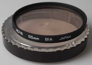 Hoya 55mm 81A warm Filter
