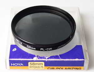 Hoya 58mm circular polarising Filter Hoya 58mm circular polarising Filter