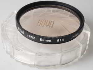 Hoya 52mm HMC 81A warm Filter Hoya 52mm HMC 81A warm Filter