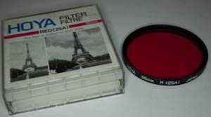 Hoya 55mm R 25A red Filter Hoya 55mm R 25A red Filter