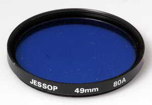 Jessops 49mm 80A blue Filter
