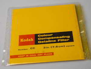 Kodak Wratten CC10M Magenta gelatin filter 75mm square  Filter