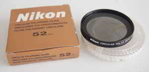 Nikon 52mm circular polarising Filter