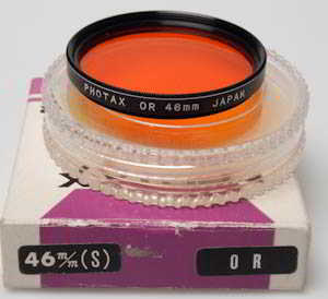 Photax 46mm O (G) orange Filter Photax 46mm O (G) orange Filter