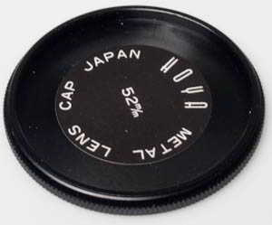 Hoya 52mm metal screw on Front Lens Cap Hoya 52mm metal screw on Front Lens Cap